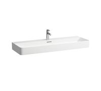 LAUFEN VAL lavabo, encastré, 2 trous pour robinet, sans trop-plein, 1200x420mm, H8102894001151, Couleur: Blanc avec LCC