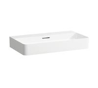 Laufen Lavabo VAL H8102850001091 encastré 75x42 cm sans trou pour robinet avec trop-plein Blanc