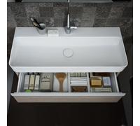 LAUFEN VAL lavabo, encastré, 1 trou pour robinet, sans trop-plein, 750x420mm, H8102857571111, Couleur: blanc mat