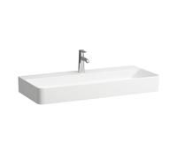 LAUFEN VAL lavabo à poser, 1 trou pour robinet, sans trop-plein, US fermé 950x420mm, H8162877571111, Couleur: blanc mat