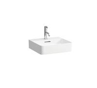 Laufen VAL lave-mains 42x45x11,5cm avec trou de robinet avec trop-plein SaphirKeramik blanc h8152810001041