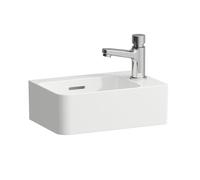 LAUFEN Val H8152807571061 lave-mains sous, avec trop-plein, trou à droite , blanc mat