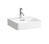 Laufen VAL lavabo Ã poser, 1 trou pour robinet, avec trop-plein, US fermÃ© 450x420mm, H816280, Coloris: Blanc avec LCC - H8162804001041