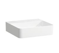 LAUFEN VAL lave-mains, sans trou pour robinet, sans trop-plein, 450x420mm, H8152817571121, Couleur: blanc mat