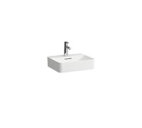 LAUFEN VAL vasque, 3 trous pour robinet, sans trop-plein, 450x380mm, H8122807571581, Couleur: blanc mat