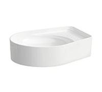Laufen VAL vasque, sans trou pour robinet, sans trop-plein, US fermÃ© 500x400mm, H812281, Coloris: Blanc - H8122810001121