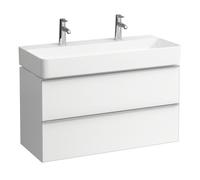LAUFEN VAL Vasque avec meuble Space, 2 tiroirs, H8102870001151+H4102021601001,