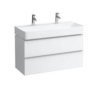 LAUFEN VAL Vasque avec meuble Space, 2 tiroirs, H8102877571151+H4102021601001,