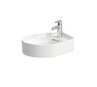 LAUFEN Val vasque H8122817571041 50x40cm, blanc mat, avec trop-plein, avec trou pour robinet