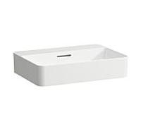 Laufen Val vasque H8122847571091 55x40cm, blanc mat, avec trop-plein, sans trou pour robinet