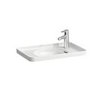Laufen VAL lavabo encastrÃ©, sans trou pour robinet, avec trop-plein, 550x360mm, H817281, Coloris: Blanc mat - H8172817571091