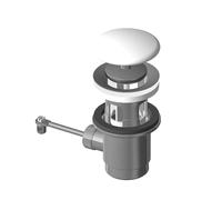 LAUFEN Vanne de vidange, avec couvercle et levier de traction, pour lavabos avec système de vidage/débordement caché, H8981850000001