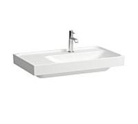 LAUFEN MEDA lavabo, encastrable, 800x460mm, tablette à gauche, 1 trou pour robinet, sans trop-plein, H8171150001111, Couleur: Blanc
