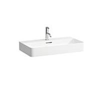 LAUFEN vasque Val H8102857571081 avec trop-plein, avec 3 trous pour robinetterie, blanc mat, 75x42cm, encastrable sous