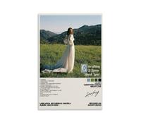 Laufey Postereverything I Know About Love Poster décoratif sur toile pour chambre à coucher 30 x 45 cm