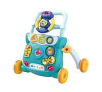 Lauflernhilfe mit n - Stabiler Baby-Lauflernwagen mit Musikfunktion, verstellbarer Geschwindigkeit und rutschfestem Griff | Kippsichere Gehhilfe und Schiebespielzeug für Kleinkinder zum Lernen, S