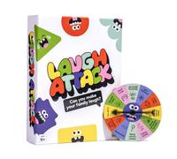 Laugh Attack [Can You Make Your Family Laugh? | Jeu de cartes Don't Laugh Challenge pour enfants, adolescents et familles | Idéal pour les soirées de jeu, les réunions, les vacances | Cadeau de Pâques