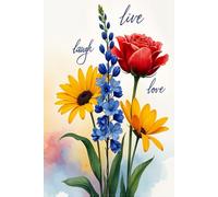 Laugh Live Love Journal: a DOT GRID notebook for self-expression
