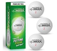 Laughing Smith Lot de 3 balles de golf Prank - Balles de golf repositionnables MAXX avec un design, un aspect et une sensation réalistes - Balles de golf amusantes pour les bonnes farces - Cadeaux de