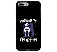 Laughing Til Im Coffin Squelette Pun Humour Halloween Coque pour iPhone 7 Plus/8 Plus