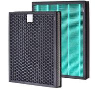 Laukowind Lot de 2 filtres à air de rechange compatibles avec le purificateur d'air Coway Airmega Max2 300 300S Smart Air Combiné HEPA avec charbon actif Ensemble de filtres 2 en 1 par rapport à la pièce n° 3111635