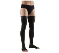Lauma Medical Bas de Compression Mi-Cuisse Classe II Pied Ouvert