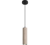 LAUMZX Suspension en béton, lampe industrielle à tube LED for îlot de cuisine, lustre cylindrique en ciment for salle à manger, bar et café de style campagnard.(3000K-30 * 4 cm)