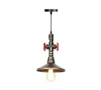 LAUMZX Suspension industrielle style steampunk, style ferme vintage avec culot E27, abat-jour en métal rustique for îlot de cuisine, bar, café, salle à manger