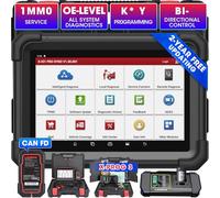 LAUNCH 2023 X431 IMMO Elite Outil de Programmation de clés avec Le programmateur de clés X-PROG3, Outil de Diagnostic CANFD&DOIP, 39+ Services, Test Actif, Scanner de Tous Les systèmes