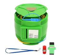 Launch câbles à fibres optiques SCUPC SCUPC 150m pour test OTDR 1310 / 1550nm - Boîtier presse portable, câble résistant ABS, idéal réseaux télécoms et TV (1000M)