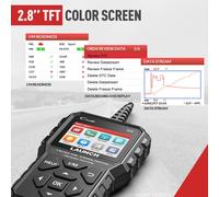 LAUNCH CR529OBD2 Scanner Outil de diagnostic automobile Lecteur de codes OBDII pour voiture Lecture de codes de panne Lecteur de codes DIY Creader 529