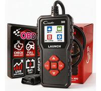 LAUNCH Creader 300 CR300 Lecteur de codes OBD2, Lecteur de codes de panne moteur Mode 6 Outil de diagnostic CAN pour toutes les voitures compatibles OBDII LAUNCH CR300