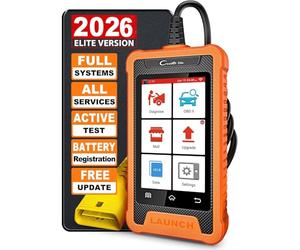 Launch Creader Elite obd2 Valise Diagnostic Auto pour Benz, pour Maybach, pour Sprinter Outil de Diagnostic de Tous Les systèmes, bidirectionnel,Codage ECU,Fonction de réinitialisation 31+