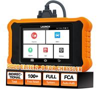 LAUNCH Creader Elite V2.0 pour Chrysler/ Dodge/ Jeep Système Complet de OBD2 Diagnostic Bidirectionnel, 50+ Fonctions,Codage ECU