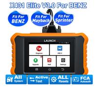 LAUNCH Creader Elite V3.0 pour scanner OBD2 Benz, outil bidirectionnel pour tous les systèmes, tous les réinitialisages, codage ECU pour Maybach pour Sprinter For Hyundai V3.0