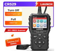 LAUNCH CReader529 CR529 Lecteur de codes OBD2 Outil de diagnostic automobile Lecteur de codes OBDII pour voiture Lecture de codes de panne Scanner de codes DIY Creader 529 CR529