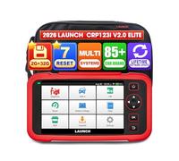 LAUNCH CRP123i V2.0 OBD2 Lecteur de Code Outil de Diagnostic Elite Car OBD Scanner avec 4 systèmes et 7 fonctions de réinitialisation (huile, SAS, frein, BMS, ABS, DPF, accélérateur) pour véhicule