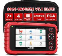 LAUNCH CRP123X Valise de Diagnostic OBD II Scanner Multimarque Lecteur du Code en Français pour Moteur/Transmission/ABS/SRS