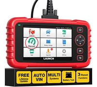 Launch CRP123X Valise Diagnostic Auto Multimarque, 7 Réinitialisation Huile/SAS/Frein/BMS/Accélérateur/DPF, Transmission ABS SRS Lecteur de Code Moteur,AutoVIN