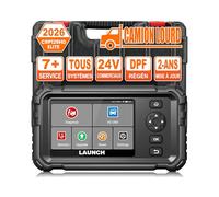 LAUNCH CRP129 HD OBD2 Valise Diagnostic Camion, Poids Lourd Scanner | Diagnostic Complet Lecteur de Code Système Complet pour Véhicules Lourds avec 7 Services Reset pour 99% Camions