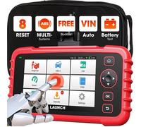 LAUNCH CRP129X Outil de Diagnostic OBD2, Diagnostic du 4 Système avec Reset de l'Huile/EPB/SAS/TPMS et Service Accélérateur,