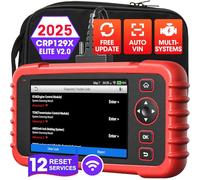 LAUNCH CRP129X V2.0 Valise Diagnostic Auto, 4 Système(ABS/SRS/TCM/Moteur), 12 Réinitialisations, OBD2 Diagnostic Voiture Multimarque, Codage des injecteurs, Auto VIN, Test de Batterie