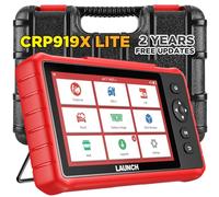 LAUNCH CRP919X Lite OBD2 Scanner Outil de Diagnostic, 32+ Hot Service, Contrôle Bidirectionnel Valise Diagnostic Auto, FCA AutoAuth, AutoVIN & Rétroaction en Ligne, Mise à Jour de MX808S, CRP909E