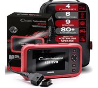 LAUNCH Europe CRP 129 EVO OBD2 Appareil de Diagnostic Automobile Lecteur de Diagnostic Automobile Testeur EOBD 4 Systèmes Moteur, ABS, SRS, AT + 8 Fonctions de Service Mise à Jour Gratuite