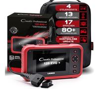 LAUNCH CRP 129 Evo+ 2025 OBD2 Valise Auto Diagnostic,EOBD Testeur 4 Systèmes(Moteur ABS, SRS at), Outils Diagnostics Système Moteur OBD-II avec 13 Fonctions de Service, écran Tactile WiFi