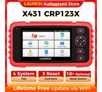 LAUNCH-Outil de Diagnostic Automobile X431 CRP123X, Scanner OBD2, Moteur ABS, Airbag, SRS, AT, Lecteur de Code, Mise à Jour Gratuite Global Version