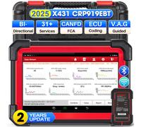 2026 LAUNCH X431 CRP919E BT Outils de diagnostic automobile français CAN FD DOIP Tous systèmes Codage ECU Test actif 31 réinitialisations Scanner OBD DBScar VII Global Version