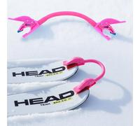 Launch Pad Wedgease Connecteur de Pointe de Ski - Apprendre à Skier - Enseigne Le contrôle de la Vitesse, Faire Une cale, Tourner de Base - Portable et Durable - Parfait pour Les débutants (Rose)