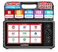 LAUNCH Valise Diagnostic Auto CRP919E Lite OBD2 - Voiture Multimarque Professionnel Diagnostic Complet du Système - Lecteur de Code de Voiture Bidirectionnel - Réinitialisation de 32+