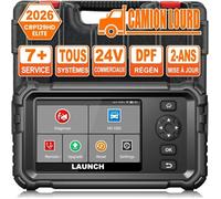 LAUNCH Valise Diagnostic Camion CRP129 HD, Poids Lourd Scanner de Diagnostic Complet Lecteur de Code Système Complet avec 7 Services